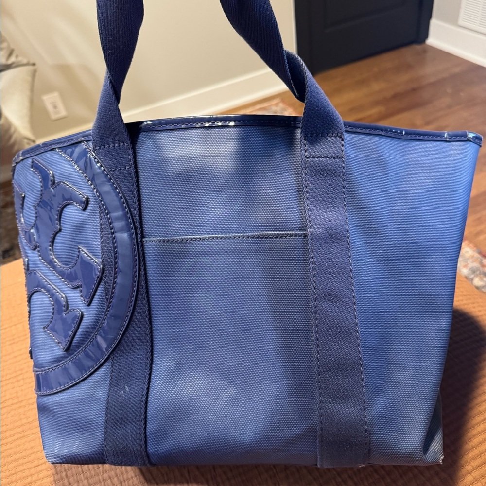 TORY BURCH Beach Tote bright navy Blue Bag Resort - Picture 8 of 11